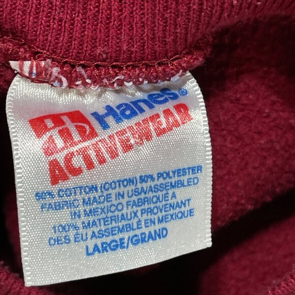 Hanes Crew Neck Sweatshirt Florida State Seminoles Size L Large VTG - Picture 3 of 6